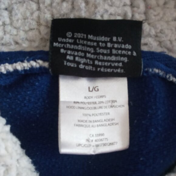 Rolling Stones blue graphic hoodie Size Large - Picture 7 of 9